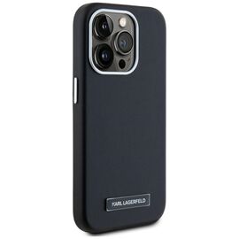 Karl Lagerfeld FW Metal Plate MagSafe iPhone 15 Pro Case - Black - Uncategorized Cases (2) - Cases - Techbox