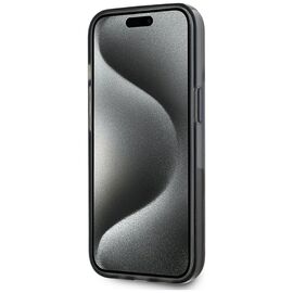 Karl Lagerfeld Liquide Glitter Monogram Gradient iPhone 15 Case - Black - Uncategorized Cases (2) - Cases - Techbox