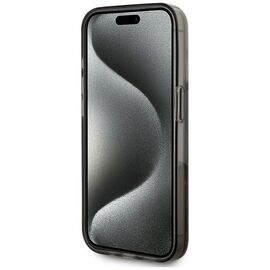 Karl Lagerfeld Liquide Glitter Monogram Gradient iPhone 15 Pro Max Case - Black - Uncategorized Cases (2) - Cases - Techbox