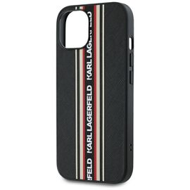 Karl Lagerfeld Saffiano Athleisure Stripes Cord iPhone 15 Case - Red - Uncategorized Cases (2) - Cases - Techbox