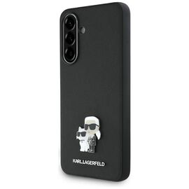 Karl Lagerfeld Saffiano Case w/ K&amp;C Metal Logo for Samsung Galaxy A36 - Black | Techbox