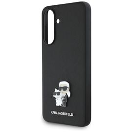 Karl Lagerfeld Saffiano Case w/ K&amp;C Metal Logo for Samsung Galaxy A56 - Black | Techbox