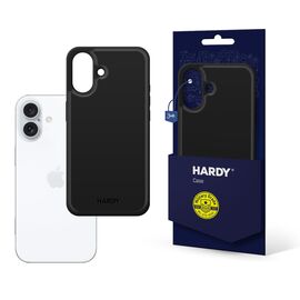 3mk Hardy Apple Silky Leather MagCase for Apple iPhone 16 Plus - Black