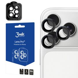 3mk Lens Protection Pro Camera Lens Glass for Apple iPhone 17 Pro /17 Pro Max - Black | Techbox