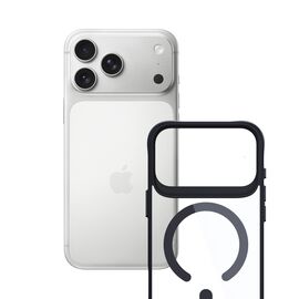 3mk Satin Armor MagCase for iPhone 17 Pro - Transparent Black