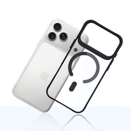 3mk Satin Armor MagCase for iPhone 17 Pro - Transparent Black
