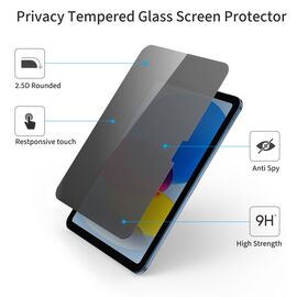 Tech-Protect Glass Spy+ Privacy Glass for iPad 10.9” 2022 / iPad 11” 2025 - Tablet Accessories - Tablet PC & Accessories - Techbox
