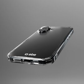 SBS set with D3O technology for iPhone 16 - case + glass screen and camera protector - transparent | Techbox