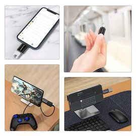 Wozinsky WALA-01 Lightning to USB-A OTG Adapter - Black