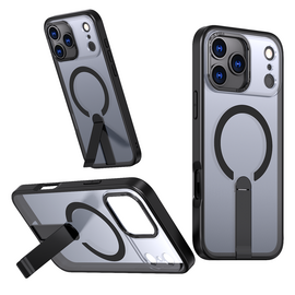 Hybrid Armor X case for iPhone 17 Pro with MagSafe-compatible stand - black - Apple Cases - Cases - Techbox