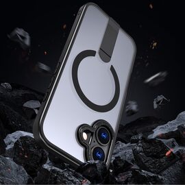 Hybrid Armor X case for iPhone 17 with MagSafe-compatible stand - black - Apple Cases - Cases - Techbox
