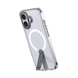 Hybrid Armor X Case for iPhone 17 with Stand, Compatible with MagSafe - Transparent - Apple Cases - Cases - Techbox