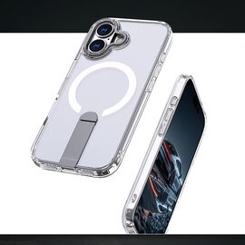 Hybrid Armor X Case for iPhone 17 with Stand, Compatible with MagSafe - Transparent - Apple Cases - Cases - Techbox