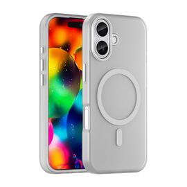 Magnetic Abrasive iPhone 17 Case Compatible with MagSafe - Matte White - Apple Cases - Cases - Techbox
