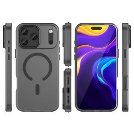Magnetic Abrasive iPhone 17 Pro Case Compatible with MagSafe - Matte Black | Techbox