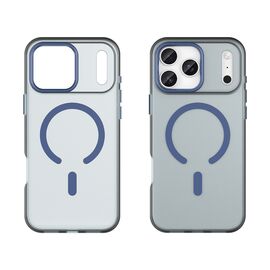 Magnetic Abrasive iPhone 17 Pro Case Compatible with MagSafe - Matte Blue | Techbox