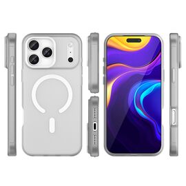 Magnetic Abrasive iPhone 17 Pro Case Compatible with MagSafe - Matte White - Apple Cases - Cases - Techbox