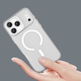 Magnetic Abrasive iPhone 17 Pro Case Compatible with MagSafe - Matte White - Apple Cases - Cases - Techbox