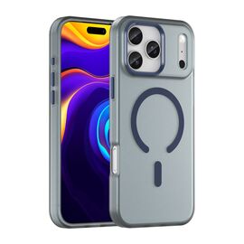 Magnetic Abrasive iPhone 17 Pro Max Case Compatible with MagSafe - Matte Blue | Techbox