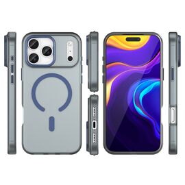 Magnetic Abrasive iPhone 17 Pro Max Case Compatible with MagSafe - Matte Blue | Techbox