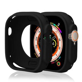 Silicone Watch Case for Apple Watch 42 mm (Series 1/2/3) - black | Techbox