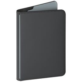 Uniq Belmont Passport Case with Apple Find My RFID Blocking Gray Blue