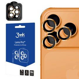 3mk Lens Protection Pro Tempered Glass for iPhone 17 Pro / 17 Pro Max - Orange - Apple iPhone - Screen & Camera Protection - Techbox