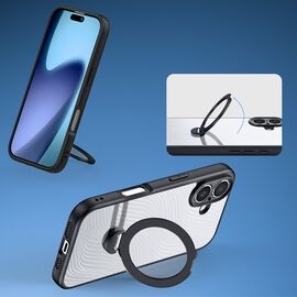 Dux Ducis Aimo Mag Case with Magnetic Ring and Stand for iPhone 17 ? Black - Apple Cases - Cases - Techbox