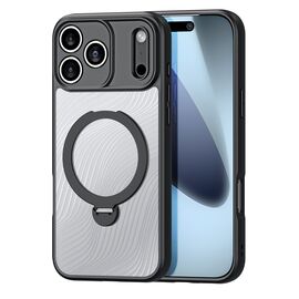 Dux Ducis Aimo Mag Case with Magnetic Ring and Stand for iPhone 17 Pro Max - Black - Apple Cases - Cases - Techbox
