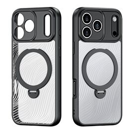 Dux Ducis Aimo Mag Case with Magnetic Ring and Stand for iPhone 17 Pro Max - Black - Apple Cases - Cases - Techbox
