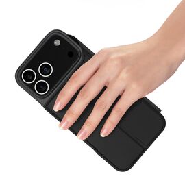 Dux Ducis Skin Pro Case for iPhone 17 Pro Max with Flip and Card Slot - Black - Apple Cases - Cases - Techbox