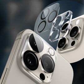 Tech-Protect Cam Fit+ Camera Cover for iPhone 16 / 16 Plus - Transparent - Apple iPhone - Screen & Camera Protection - Techbox