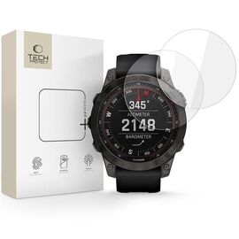 Tech-Protect Glass Fit+ 2-pack tempered glass for Garmin Fenix 7X / 7X Pro - transparent | Techbox