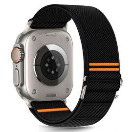 Tech-Protect Nylon Slip Strap for Apple Watch 44 / 45 / 46 / 49 mm - Black - Accessories - Smartwatches & Accessories - Techbox