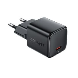 Acefast A117 GaN PD 20W USB-C Wall Charger - Black - Travel Chargers - Smartphone Chargers - Techbox