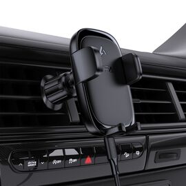 Acefast D48 Car Air Vent Mount with Wireless Charger - Black - Smartphone Holders - Smartphones - Techbox