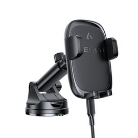 Acefast D49 Car Mount with Wireless Charger for Dashboard - Black - Powerbanks - Smartphone Chargers - Techbox