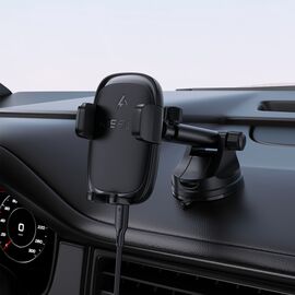 Acefast D49 Car Mount with Wireless Charger for Dashboard - Black - Powerbanks - Smartphone Chargers - Techbox