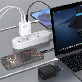 Dudao A29C 65W GaN Wall Charger + USB-C Cable - Black | Techbox