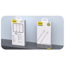 Dudao L9C 65W USB-C - USB-C 2m Cable - White - Cables & Adapters - Cables & Accessories - Techbox