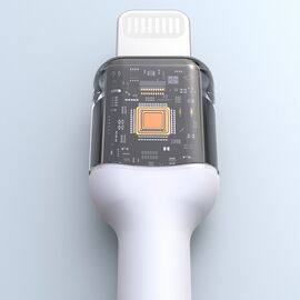 Dudao L9X 30W USB-C - Lightning Cable 2m - White - Cables & Adapters - Cables & Accessories - Techbox