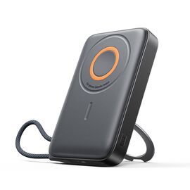 Joyroom JR-PBM02 Powerbank 22.5W 10000mAh 3in1 Magnetic Inductive Compatible with MagSafe with Built-in Cable - Black - Travel Chargers - Smartphone Chargers - Techbox