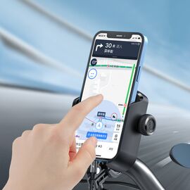 Joyroom JR-ZS431 phone holder for bike, motorcycle, scooter - black - Bicycle - Sports & Fitness - Techbox