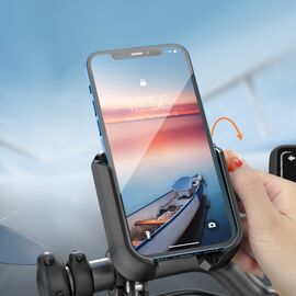 Joyroom JR-ZS431 phone holder for bike, motorcycle, scooter - black - Bicycle - Sports & Fitness - Techbox