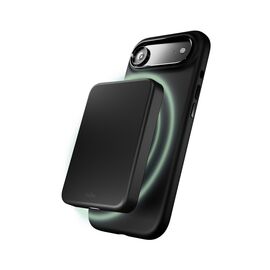 Pure Icon Mag Pro Liquid Silicone Case for iPhone 17 Air, MagSafe Compatible, with Camera Protection and Aluminum Buttons - Black - Apple Cases - Cases - Techbox