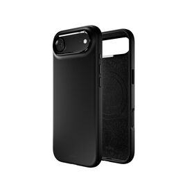 Pure Icon Mag Pro Liquid Silicone Case for iPhone 17 Air, MagSafe Compatible, with Camera Protection and Aluminum Buttons - Black - Apple Cases - Cases - Techbox