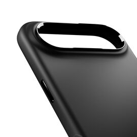 Pure Icon Mag Pro Liquid Silicone Case for iPhone 17 Air, MagSafe Compatible, with Camera Protection and Aluminum Buttons - Black - Apple Cases - Cases - Techbox