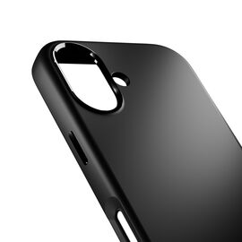 Pure Icon Mag Pro Liquid Silicone Case for iPhone 17, MagSafe Compatible, with Camera Protection and Aluminum Buttons - Black - Apple Cases - Cases - Techbox