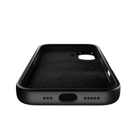 Pure Icon Mag Pro Liquid Silicone Case for iPhone 17, MagSafe Compatible, with Camera Protection and Aluminum Buttons - Black - Apple Cases - Cases - Techbox
