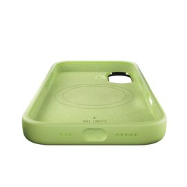 Pure Icon Mag Pro Liquid Silicone Case for iPhone 17, MagSafe Compatible, with Camera Protection and Aluminum Buttons - Green | Techbox
